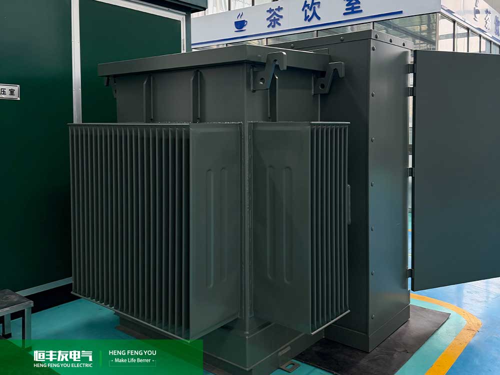 美国工程5140kVA美式箱变、44kV垫装式变压器、双低压690V/400V输出、<a href='https://www.hengfengyou.cn/jishu/369.html' target='_blank'><u>ANSI</u></a> C57标准、DOE Tier 2能效、UL认证、60Hz工业配电